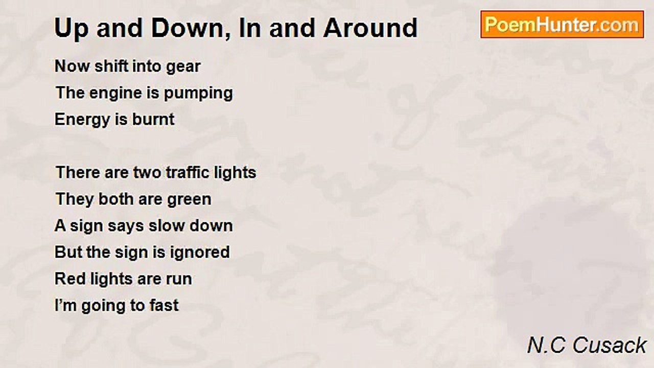 N.C Cusack - Up and Down, In and Around