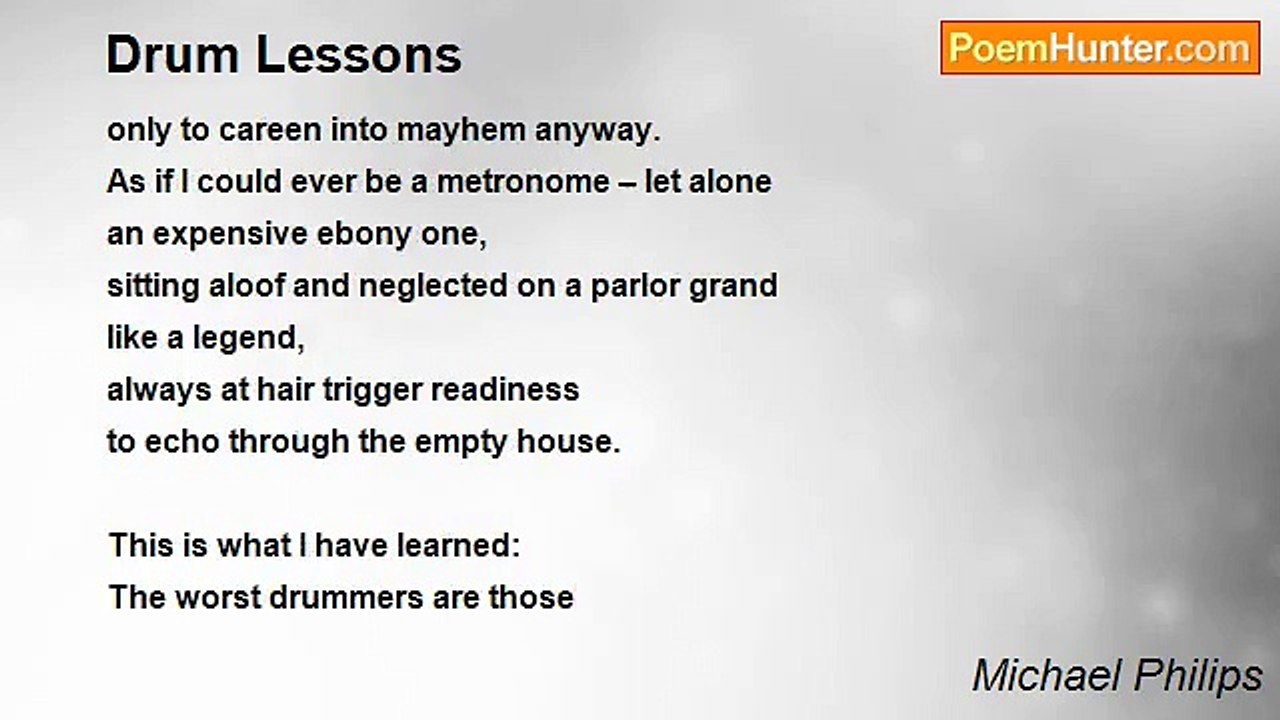 Michael Philips - Drum Lessons