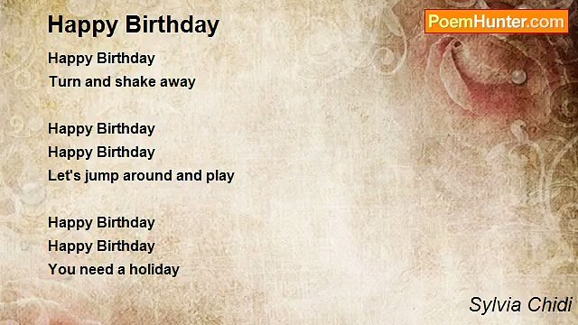 Sylvia Chidi - Happy Birthday