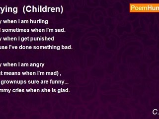 C.J. Heck - Crying  (Children)