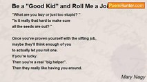 Mary Nagy - Be a ''Good Kid'' and Roll Me a Joint