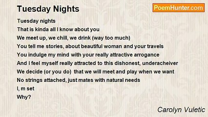 Carolyn Vuletic - Tuesday Nights