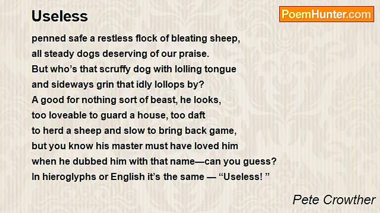 Pete Crowther - Useless