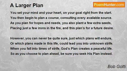 Bob Gotti - A Larger Plan