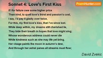 David Zvekic - Sonnet 4: Love's First Kiss