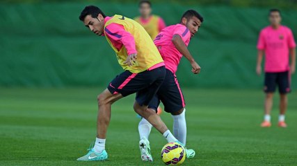Training session (07/11/14): 20 man squad for trip to Almería
