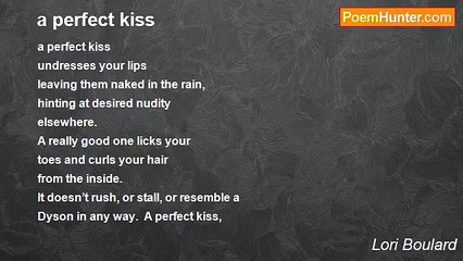 Lori Boulard - a perfect kiss
