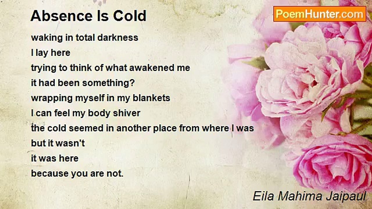 Eila Mahima Jaipaul - Absence Is Cold