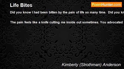 Kimberly (Strothman) Anderson - Life Bites