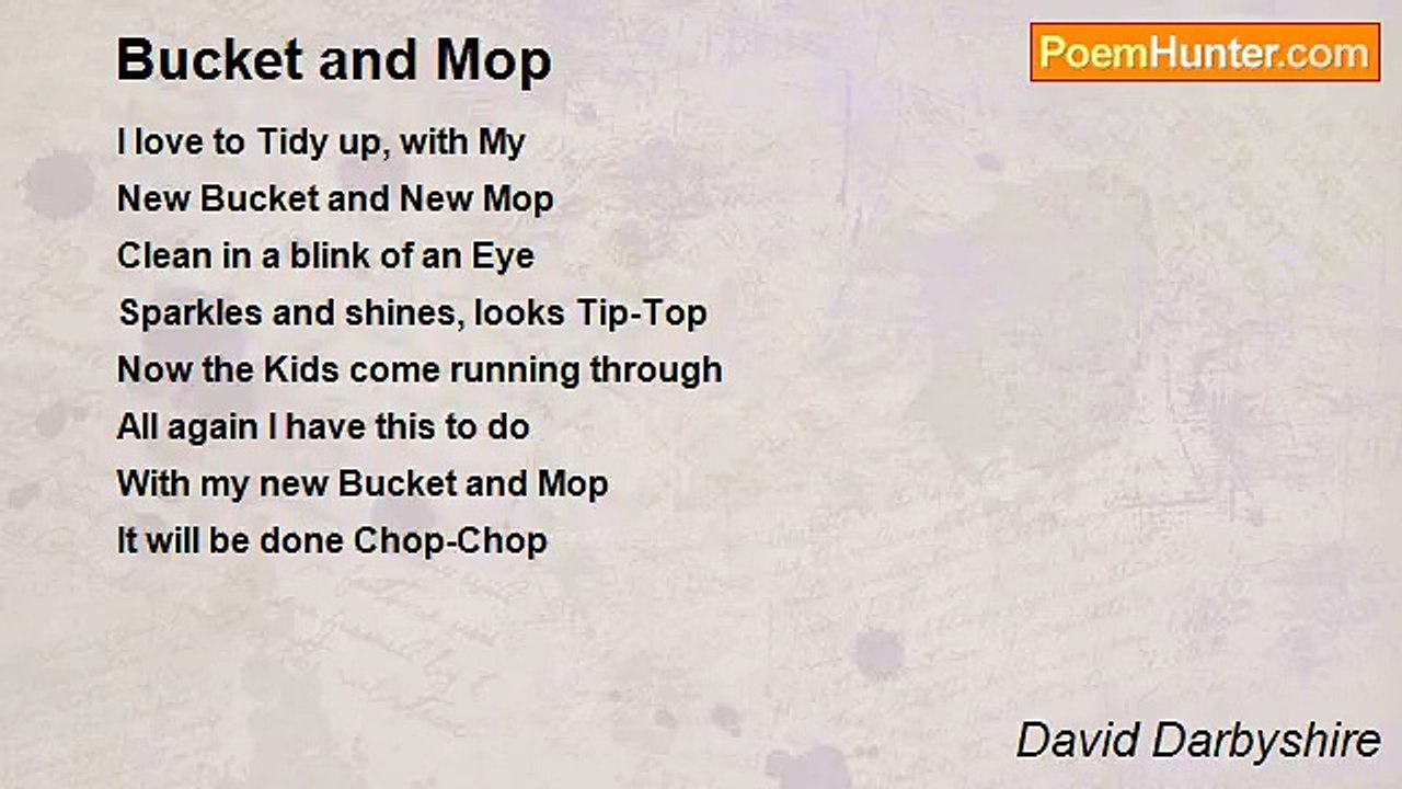 David Darbyshire - Bucket and Mop