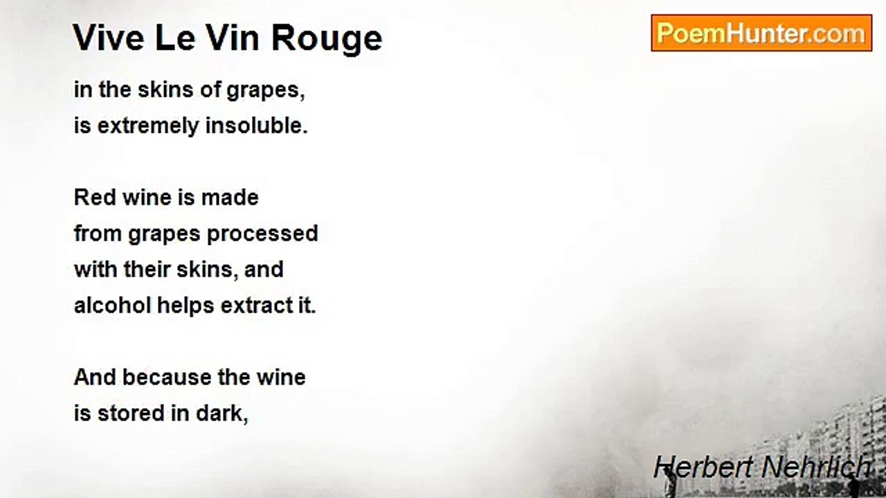 Herbert Nehrlich - Vive Le Vin Rouge