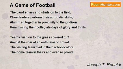 Joseph T. Renaldi - A Game of Football