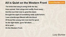 Lucy Burrow - All is Quiet on the Western Front
