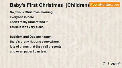C.J. Heck - Baby's First Christmas  (Children)