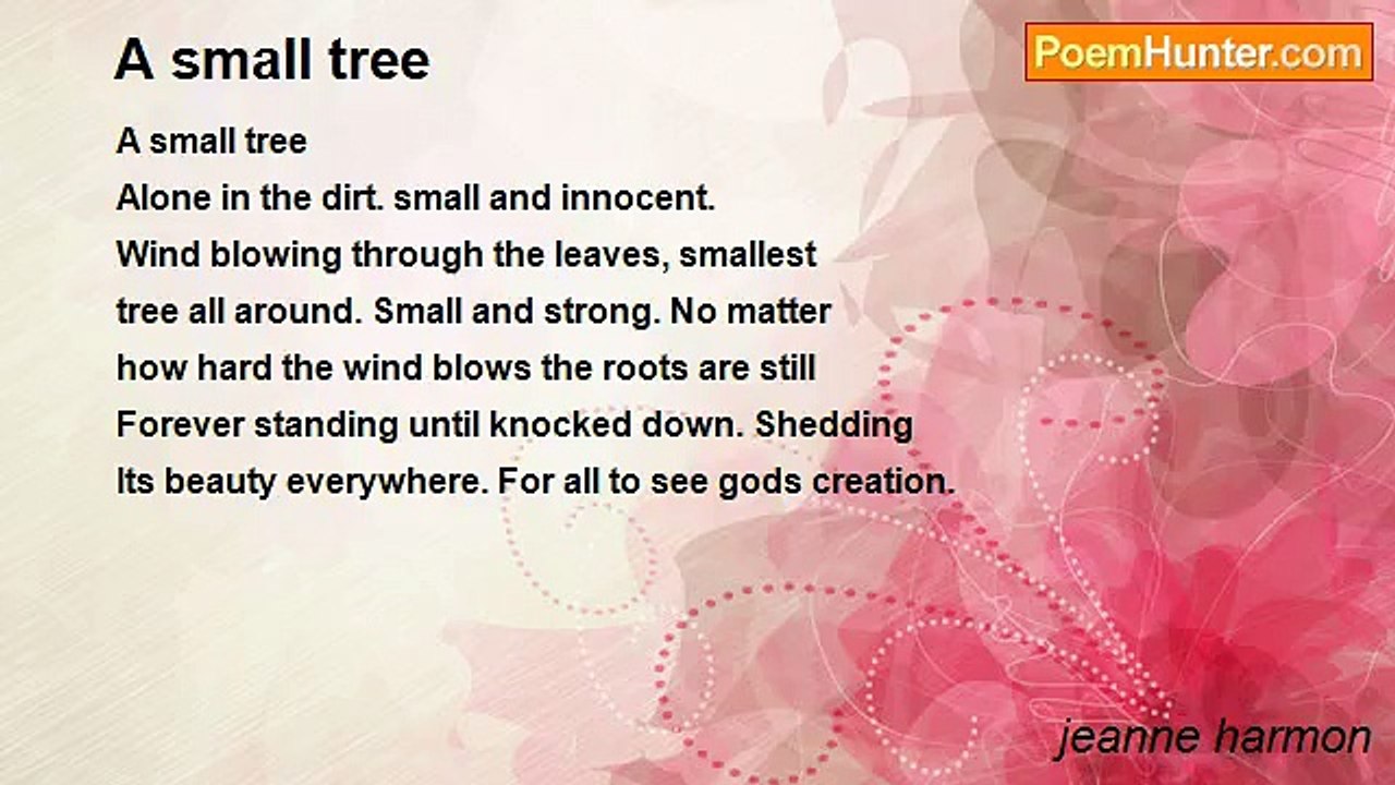 jeanne harmon - A small tree