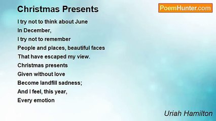 Uriah Hamilton - Christmas Presents