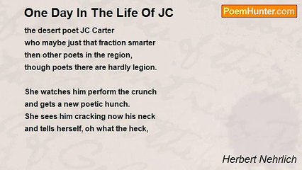 Herbert Nehrlich - One Day In The Life Of JC