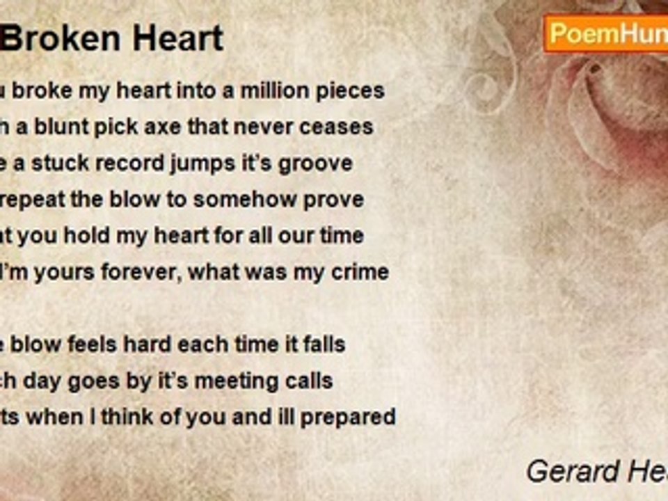 Gerard Heathcote - A Broken Heart
