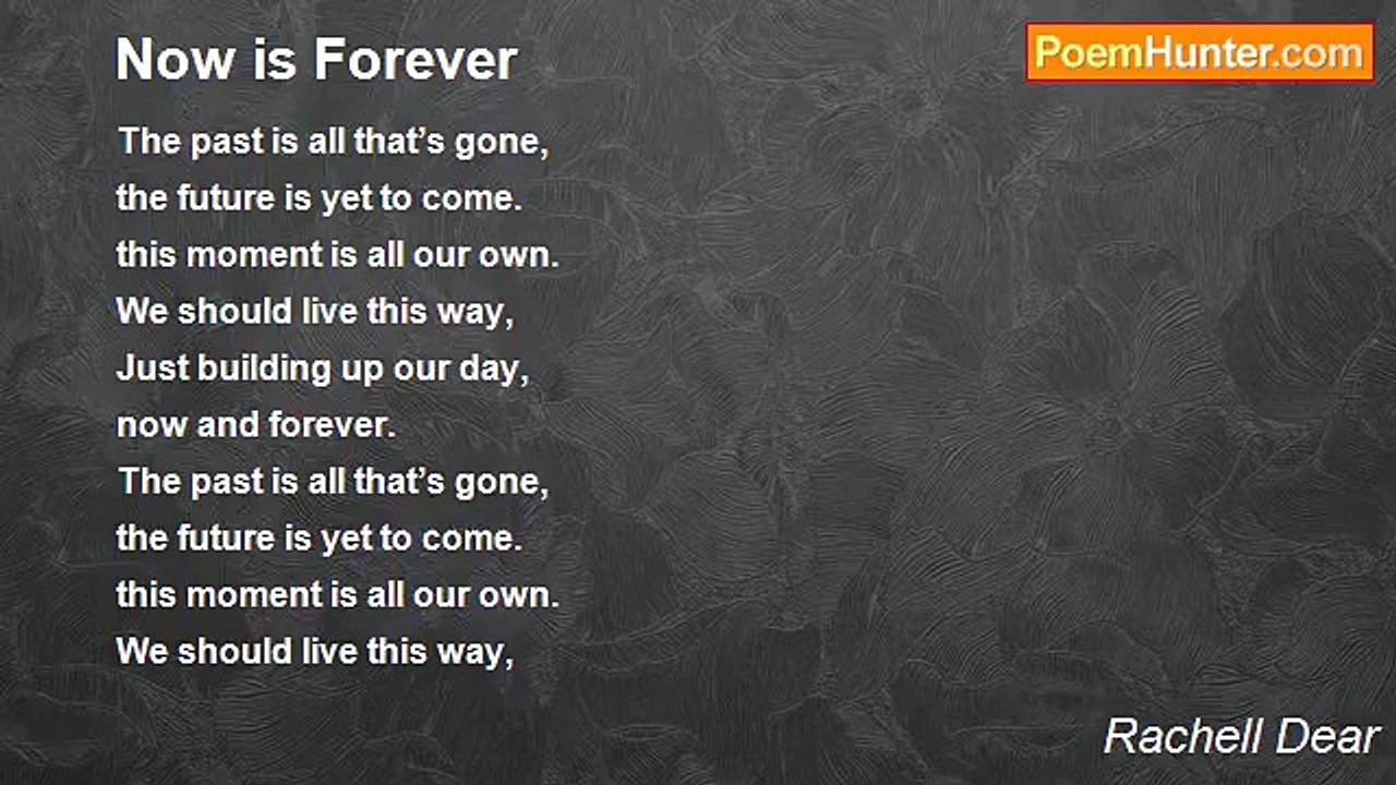 Rachell Dear - Now is Forever