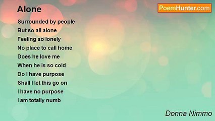 Donna Nimmo - Alone