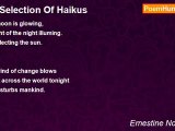 Ernestine Northover - A Selection Of Haikus