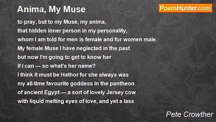 Pete Crowther - Anima, My Muse