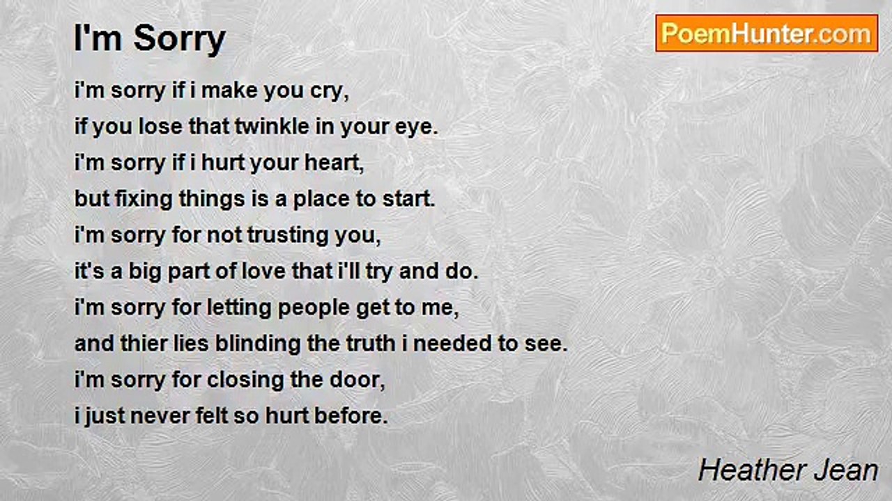 Heather Jean - I'm Sorry