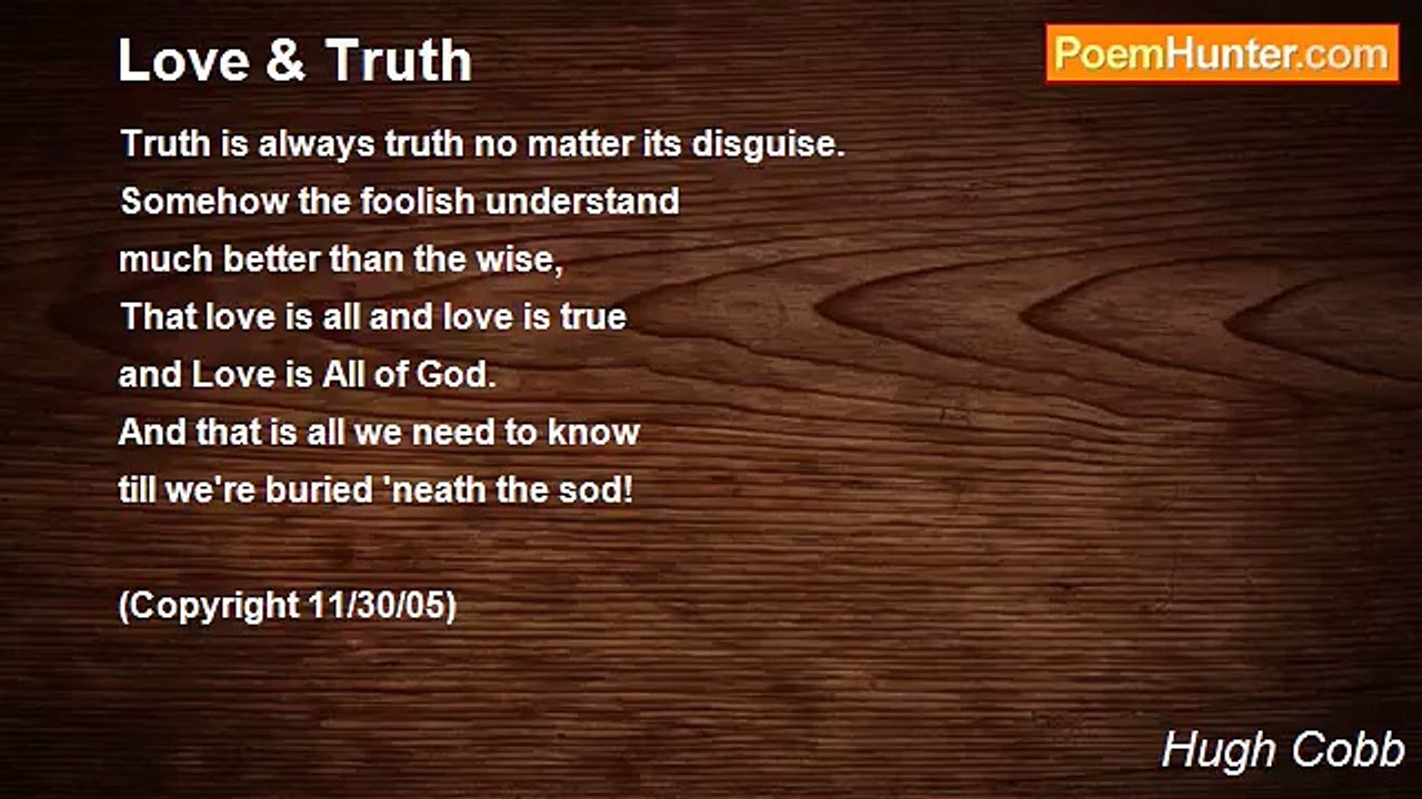 Hugh Cobb - Love & Truth