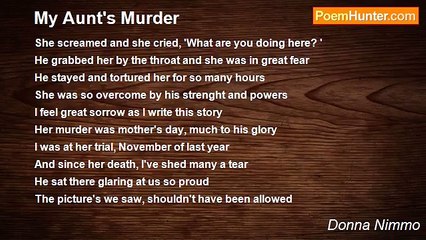 Donna Nimmo - My Aunt's Murder