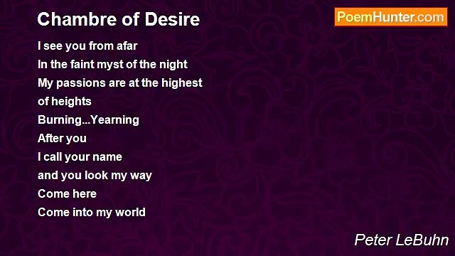 Peter LeBuhn - Chambre of Desire