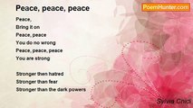 Sylvia Chidi - Peace, peace, peace