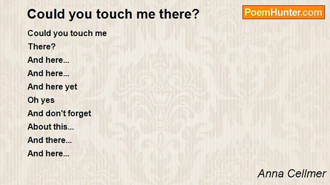 Anna Cellmer - Could you touch me there?