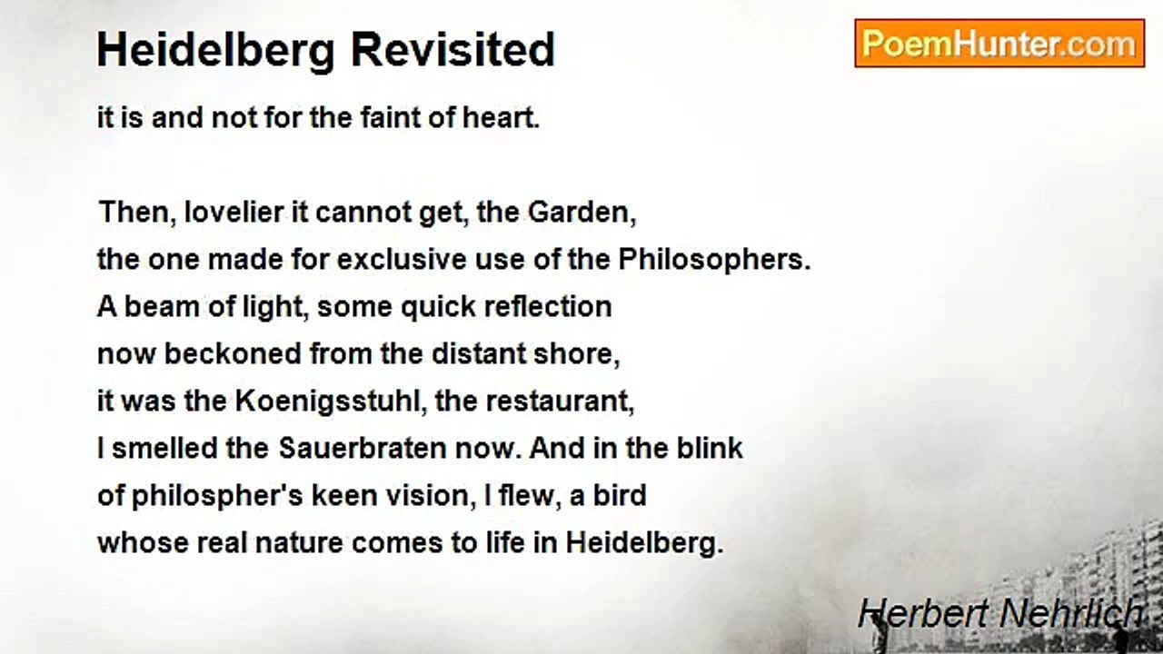 Herbert Nehrlich - Heidelberg Revisited