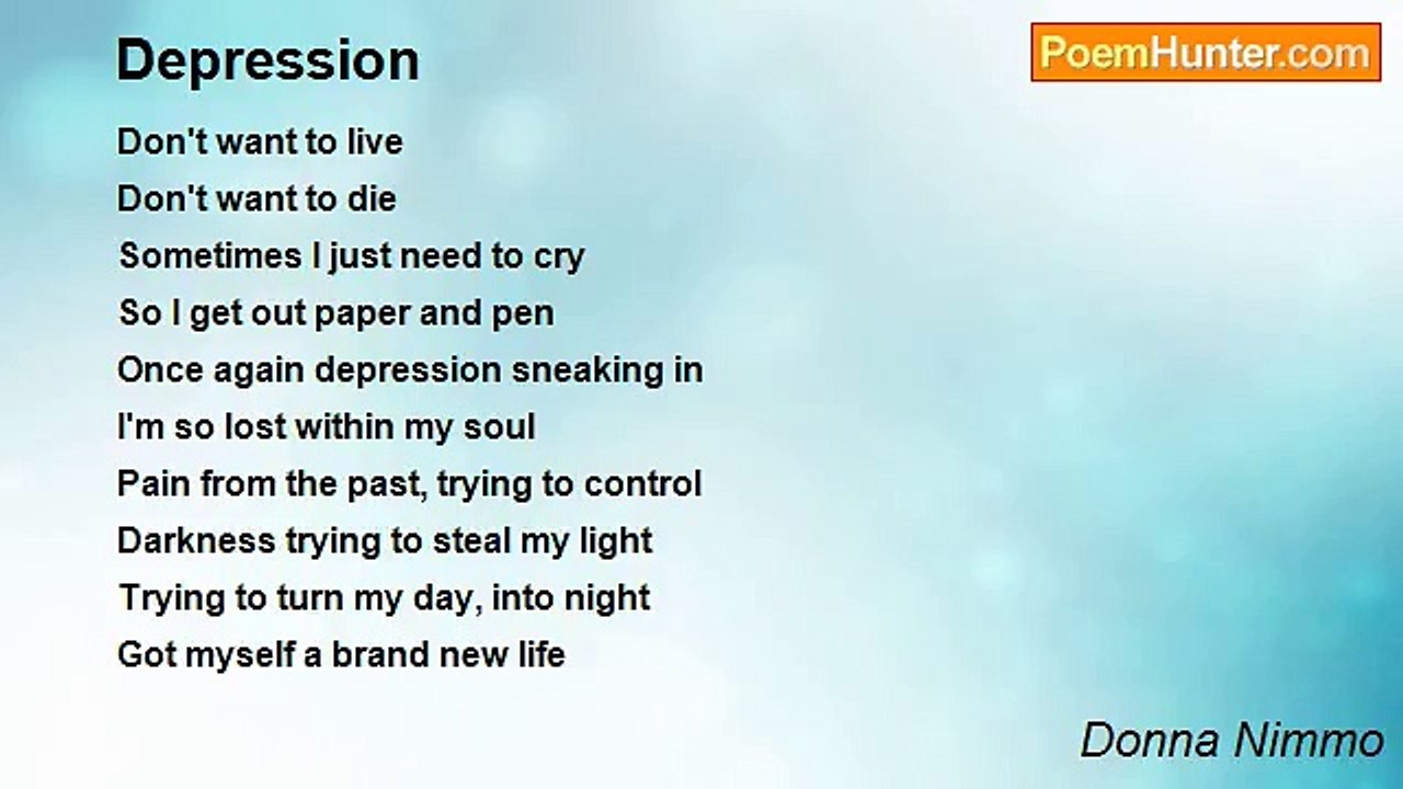Donna Nimmo - Depression