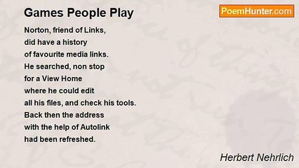 Herbert Nehrlich - Games People Play