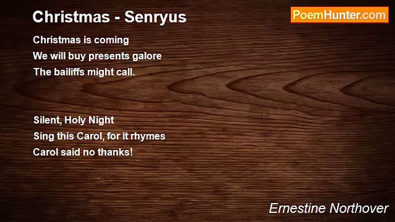 Ernestine Northover - Christmas - Senryus