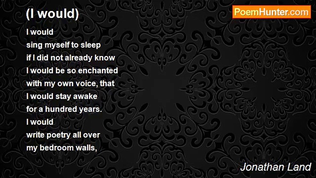 Jonathan Land - (I would)