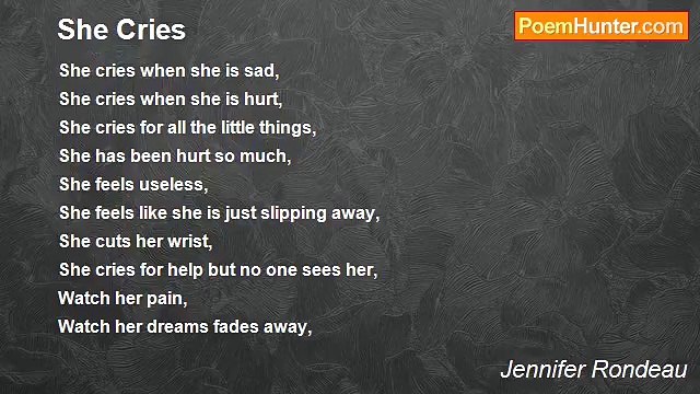Jennifer Rondeau - She Cries