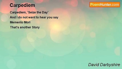 David Darbyshire - Carpediem