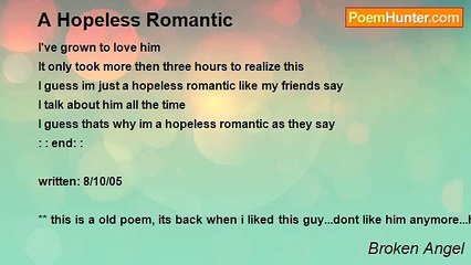 Broken Angel - A Hopeless Romantic