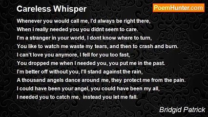 Bridgid Patrick - Careless Whisper