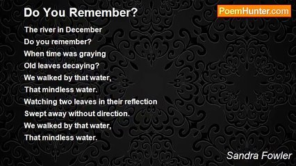 Sandra Fowler - Do You Remember?