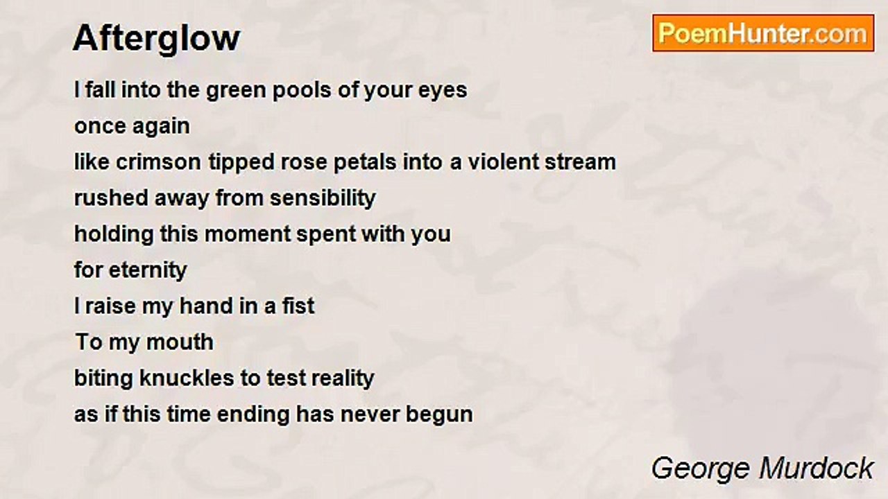 George Murdock - Afterglow