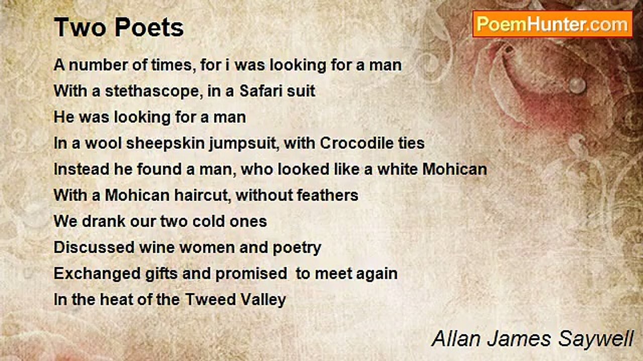 Allan James Saywell - Two Poets