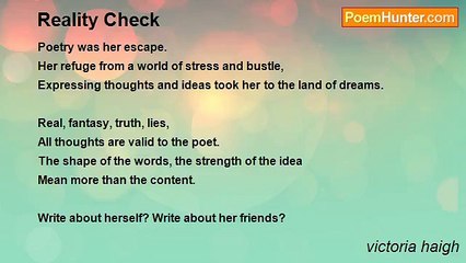 victoria haigh - Reality Check