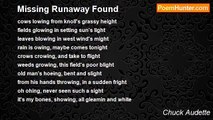 Chuck Audette - Missing Runaway Found