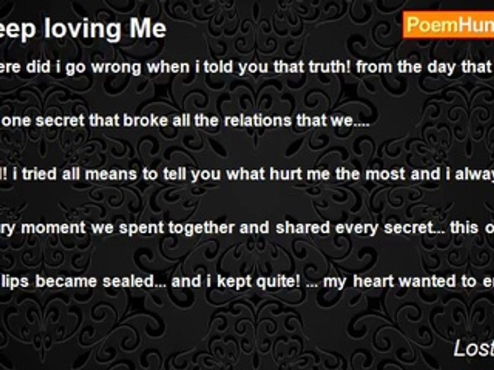 Lost Dream - Keep loving Me