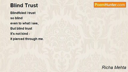 Richa Mehta - Blind Trust