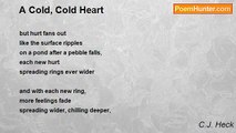 C.J. Heck - A Cold, Cold Heart
