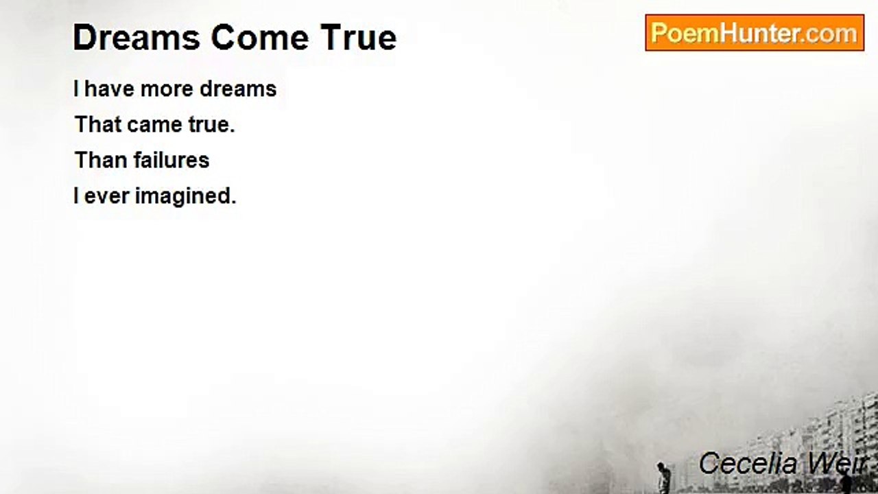 Cecelia Weir - Dreams Come True